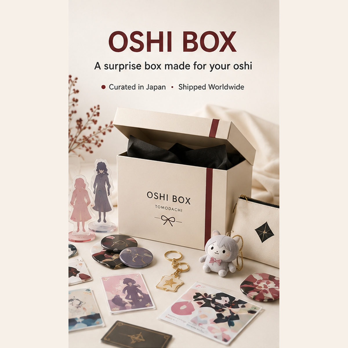 TOMODACHI Oshi Box – surprise merchandise box curated in Japan
