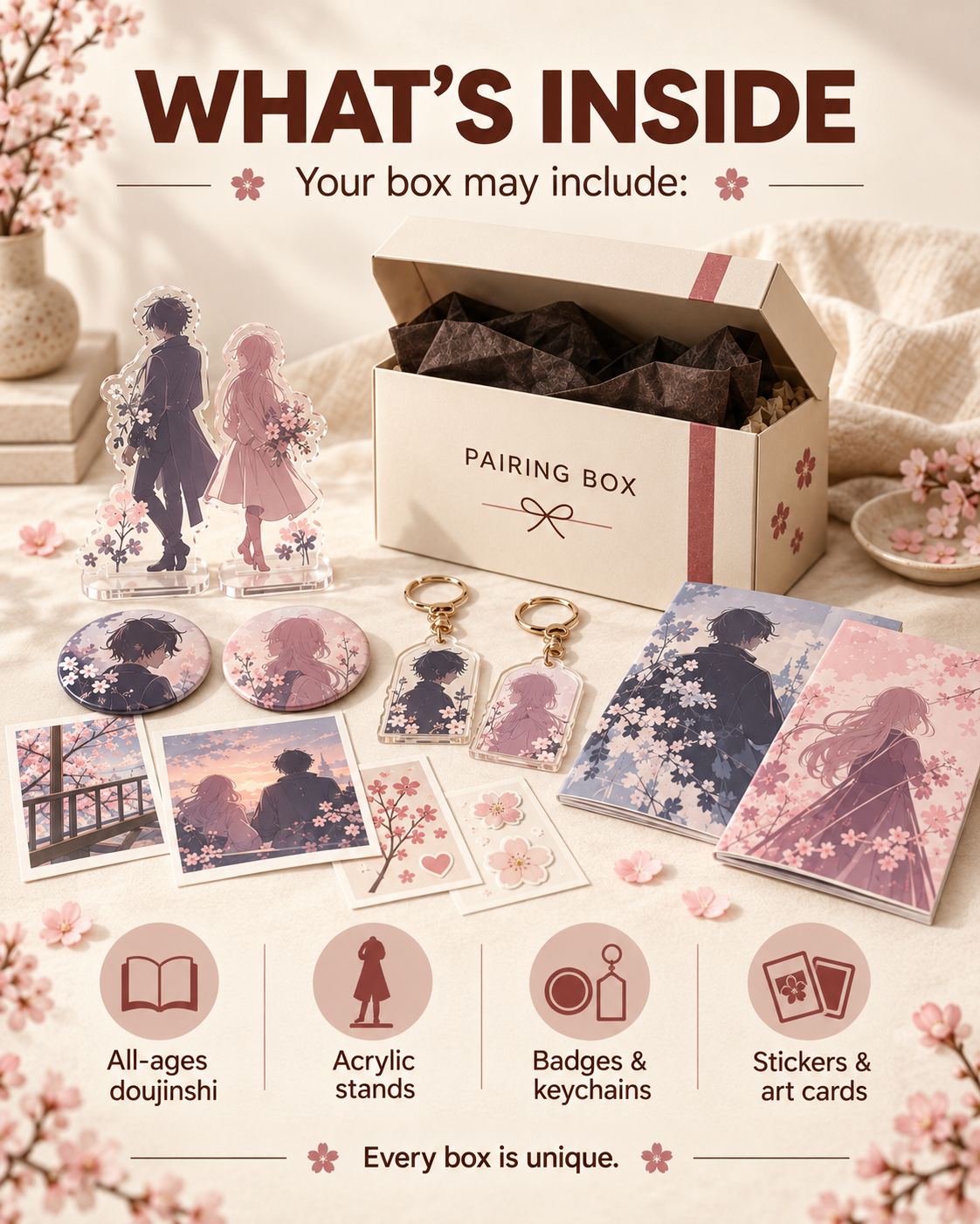TOMODACHI Pairing Box – Surprise Merch From Japan