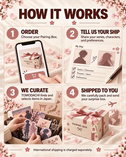 TOMODACHI Pairing Box – Surprise Merch From Japan