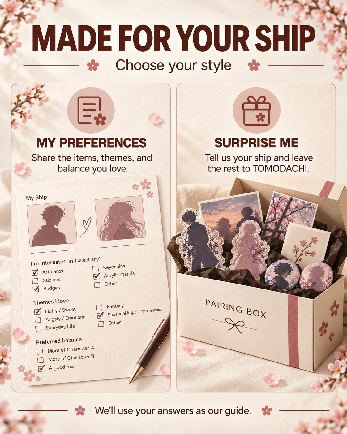 TOMODACHI Pairing Box – Surprise Merch From Japan
